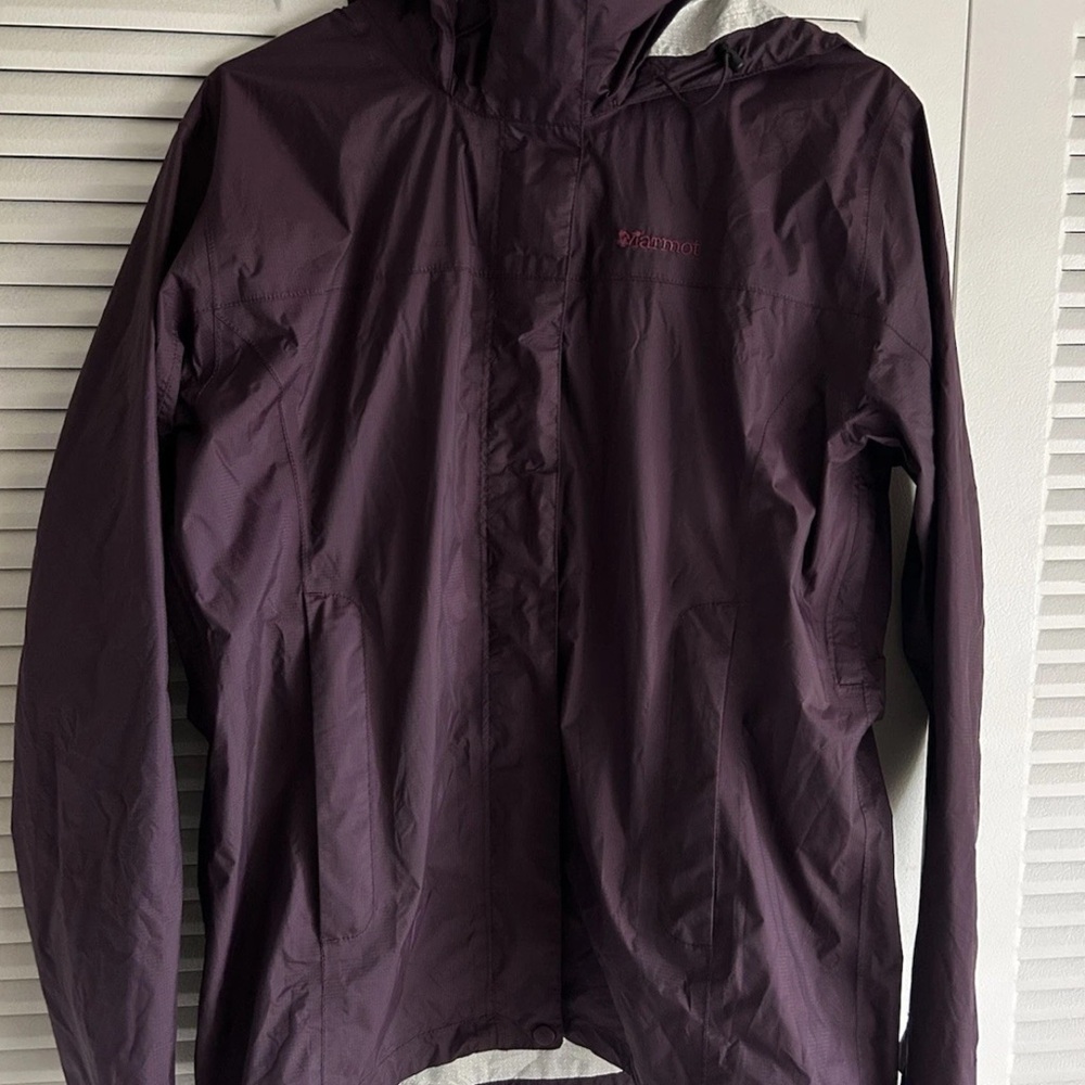 Marmot Women's Rain Jacket Size L Dark Purple